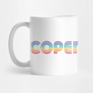 Copenhagen Pride Rainbow Font Mug